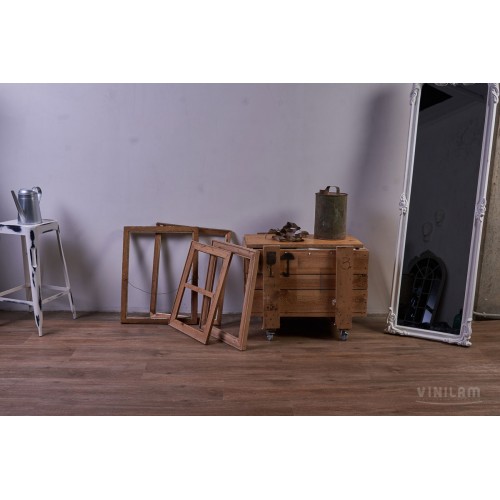 Кварц-виниловая плитка Vinilam Ceramo Wood 5.5 Click 61512 Дуб Оливковый