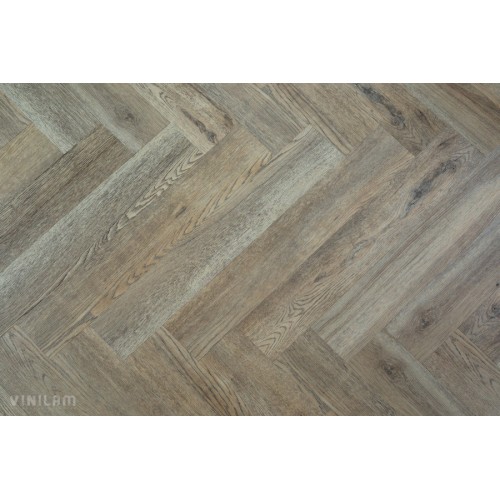 Кварц-виниловая плитка Vinilam Parquet Herringbone 6.5 Click IS11133 Паркет Северный