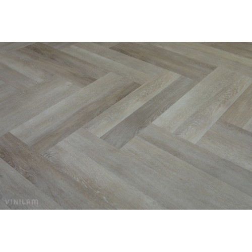 Кварц-виниловая плитка Vinilam Parquet Herringbone 6.5 Click IS11188 Паркет Скандинавский