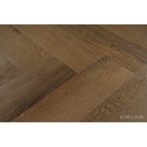 Кварц-виниловая плитка Vinilam Parquet Herringbone 6.5 Click IS11199 Паркет Венецианский