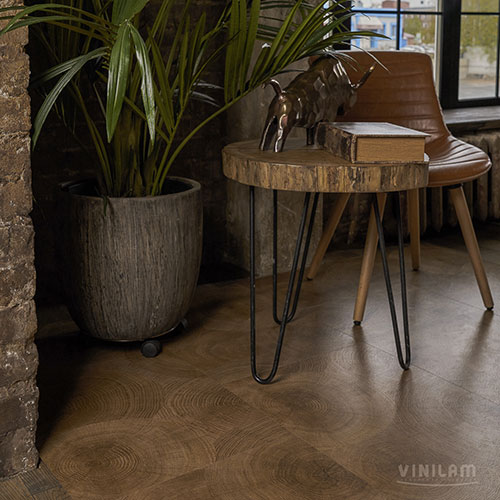 Кварц-виниловая плитка Vinilam Ceramo Stone 6 Click 61601 Дуб натуральный