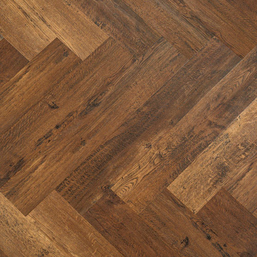 Кварц-виниловая плитка Vinilam Parquet Herringbone 6.5 Click IS11155 Паркет Парижский