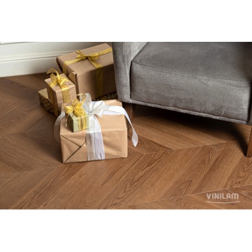 Кварц-виниловая плитка Vinilam Parquet Chevron 8.5 Click I1651102 Шеврон Плезир