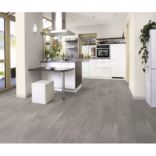 Ламинат Kaindl 8.33 Aqualine Tile 44375 ST Concrete Art Pearl Gray