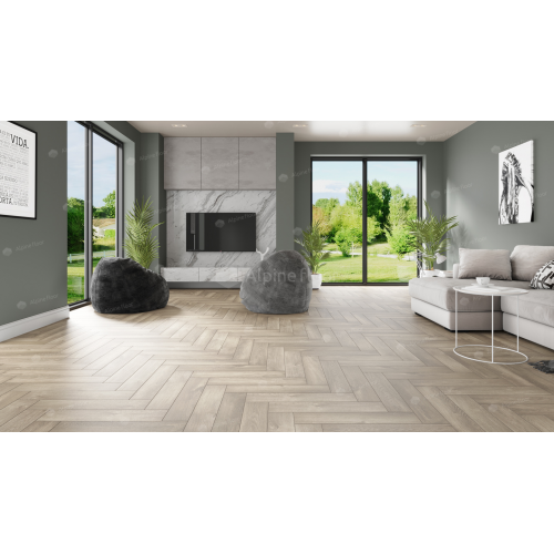 Кварц-виниловая плитка Alpine Floor Parquet Premium Дуб Натуральный Отбеленный ECO 19-5