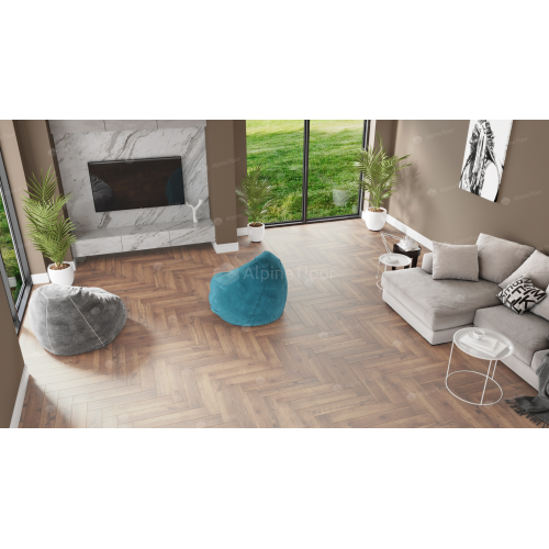 Кварц-виниловая плитка Alpine Floor Parquet Premium Дуб Royal ECO 19-2