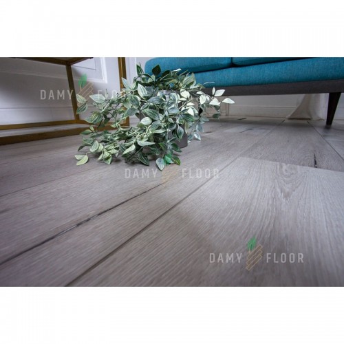Кварц-виниловая плитка Damy Floor Family Дуб Классический Серый T7020-2