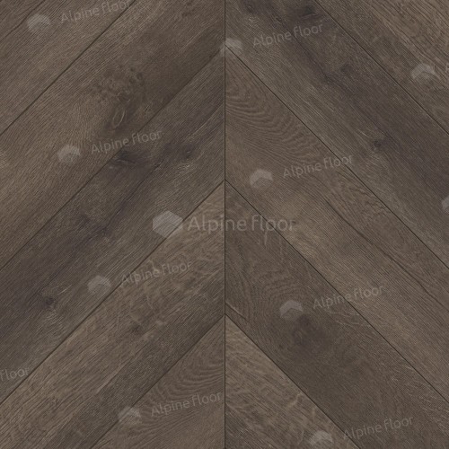 Кварц-виниловая плитка Alpine Floor Chevron Alpine LVT Дуб Антарес ECO 20-9