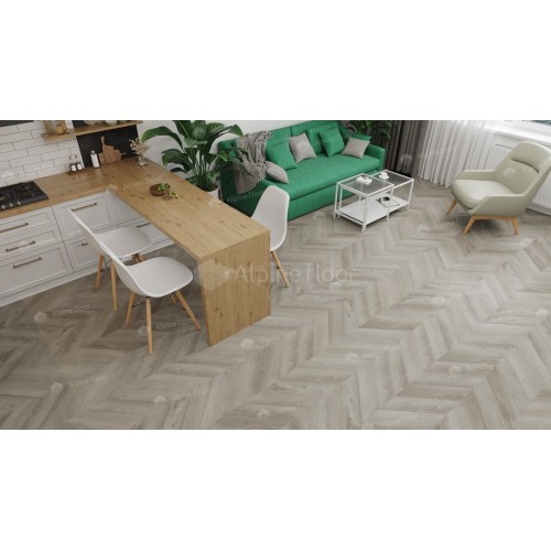 Кварц-виниловая плитка Alpine Floor Chevron Alpine LVT Дуб Фантазия ECO 20-1