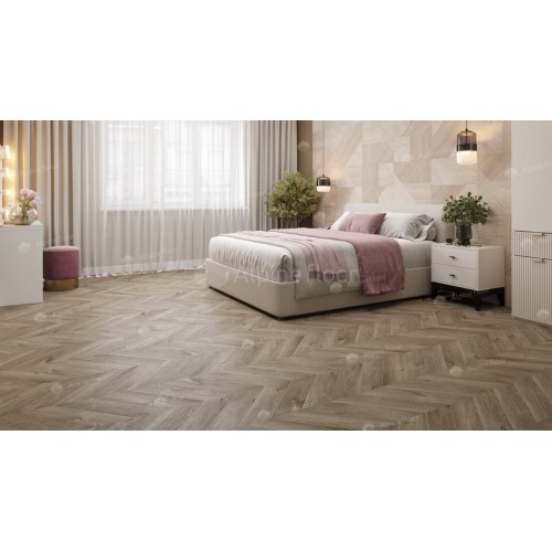 Кварц-виниловая плитка Alpine Floor Chevron Alpine LVT Дуб Натуральный Отбеленный ECO 20-3