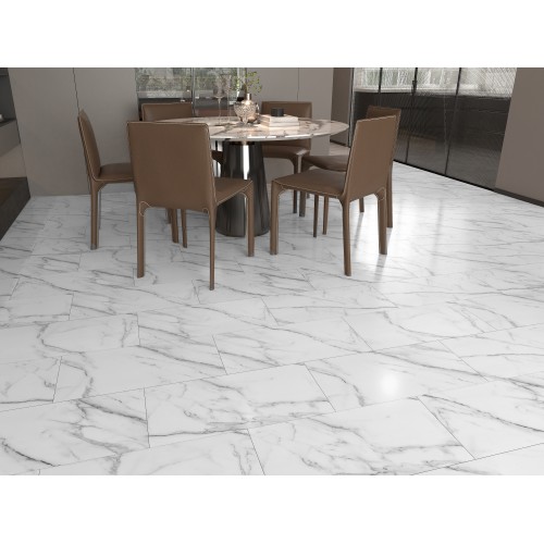 Кварц-виниловая плитка Aspenfloor Natural Stone Тадж-Махал глянец