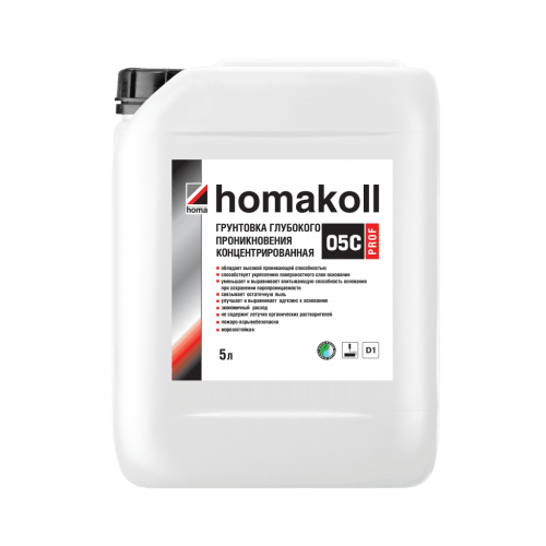 Грунтовка Homakoll 05 C PROF концентрат (5л)