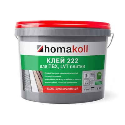 Клей для ПВХ  Homakoll 222 (6кг)