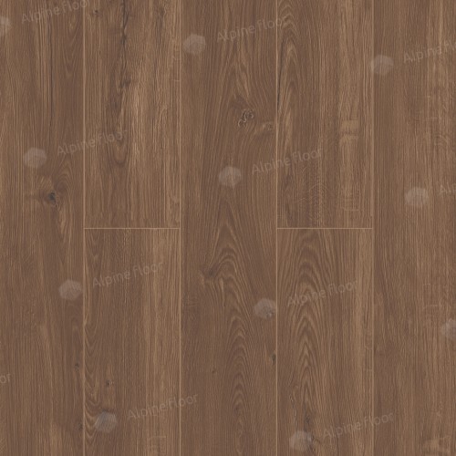 Кварц-виниловая плитка Alpine Floor Sequoia SPC ECO 6-12 Секвойя Темная