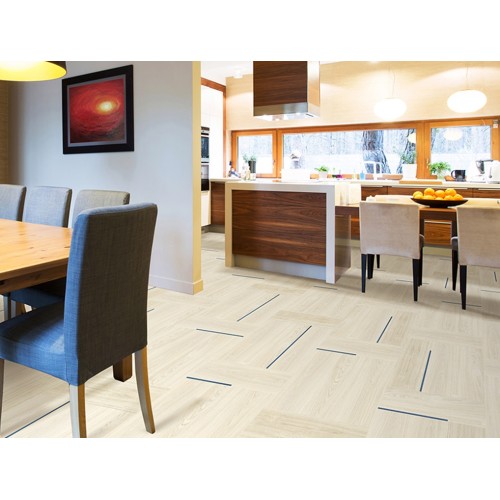 Пробковый пол Corkstyle Woodwise Dark Blue