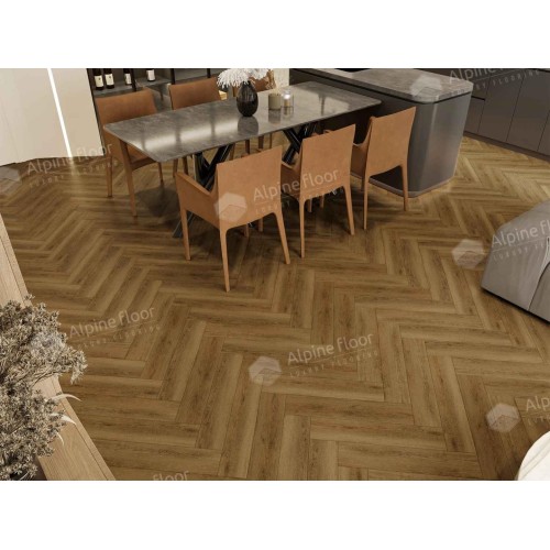 Кварц-виниловая плитка Alpine Floor Parquet LVT Дуб Капелла ECO 16-31