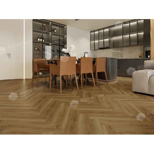 Кварц-виниловая плитка Alpine Floor Parquet LVT Дуб Капелла ECO 16-31