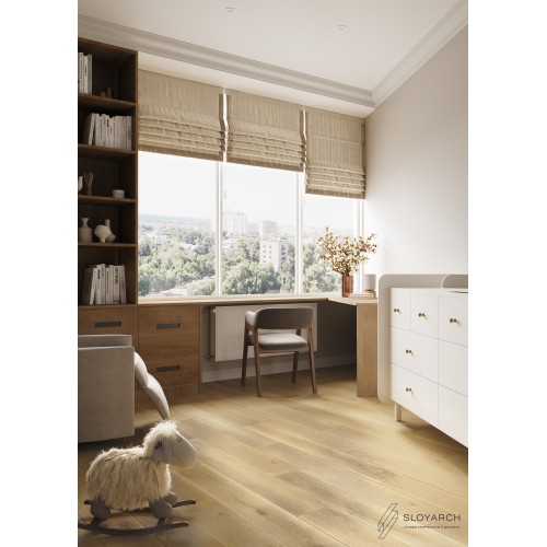 Кварц-виниловая плитка First Floor Classic Бежевый Старый Дуб 1F012