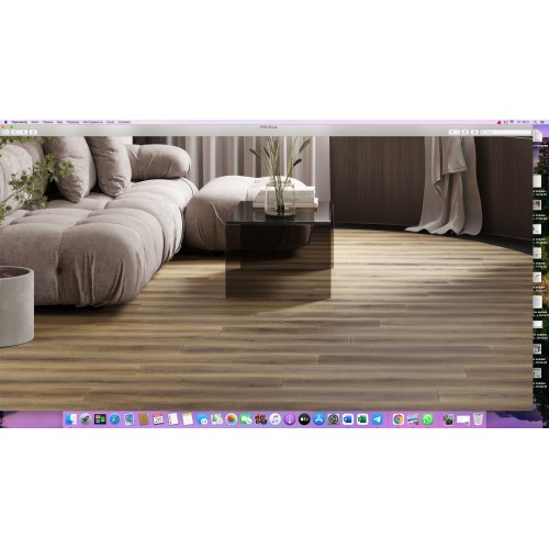 Кварц-виниловая плитка First Floor Classic Коричневый Дикий Лес 1F005