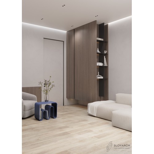 Кварц-виниловая плитка First Floor Classic Ледяной Дуб Скетч 1F043