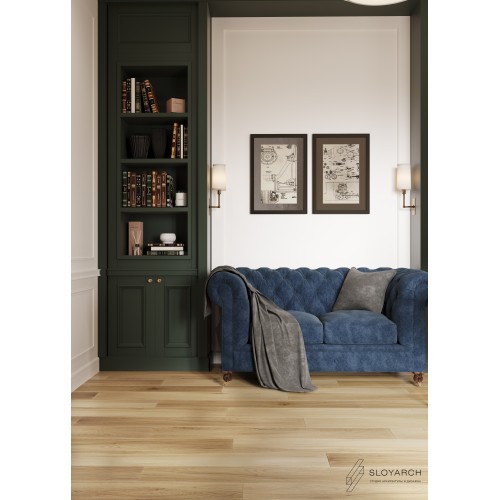 Кварц-виниловая плитка First Floor Classic Весенний Дымчатый Дуб 1F060