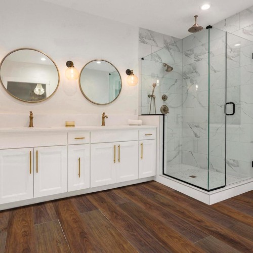 Кварц-виниловая плитка My Step Aqua MSA70 Walnut Nero