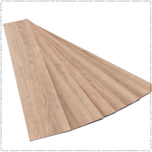 Кварц-виниловая плитка Ecoclick Nox-1700 Wood (DryBack) Nox-1704 Дуб Гент