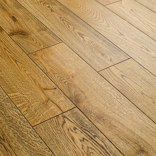 Инженерная доска Lab_Arte Authentica 400-1500*150*14/3 Дуб Рустик Эбен лак