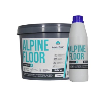 Двухкомпонентный полиуретановый клей Alpine Floor Профи Фикс 2К (5.5кг)