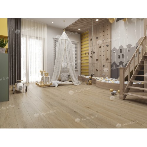 Кварц-виниловая плитка Alpine Floor Ultra ECO 5-27 Дуб Миндальный