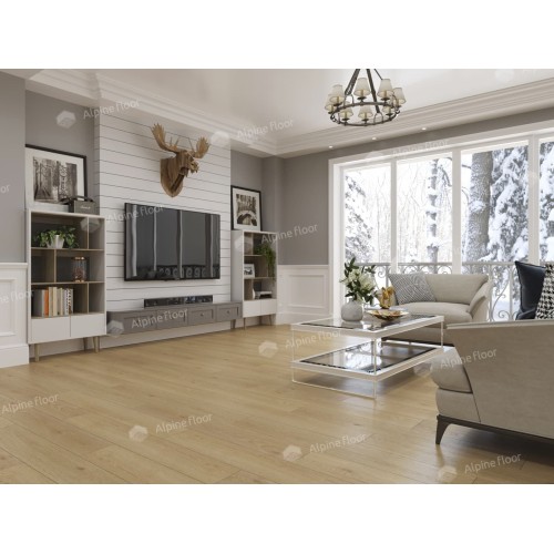 Кварц-виниловая плитка Alpine Floor Ultra ECO 5-37 Дуб Марципановый