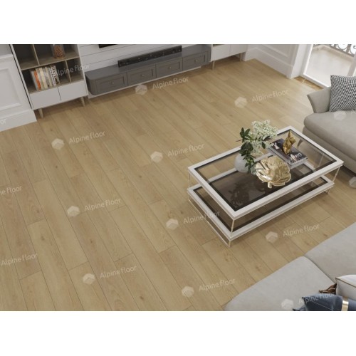 Кварц-виниловая плитка Alpine Floor Ultra ECO 5-37 Дуб Марципановый