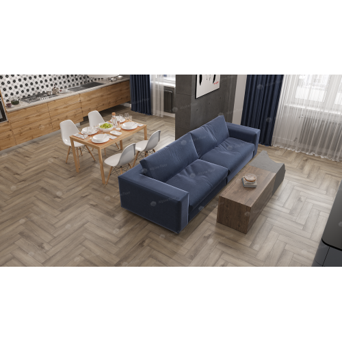 Кварц-виниловая плитка Alpine Floor Parquet LVT ECO 16-15 Дуб Исида