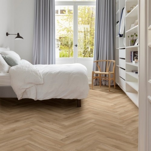 Кварц-виниловая плитка Moduleo LayRed Herringbone 58847 Sierra Oak