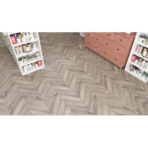 Кварц-виниловая плитка Alpine Floor Chevron Alpine ECO 18-08 Дуб Исида