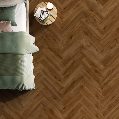 Кварц-виниловая плитка Moduleo Roots Herringbone Sierra Oak 58876